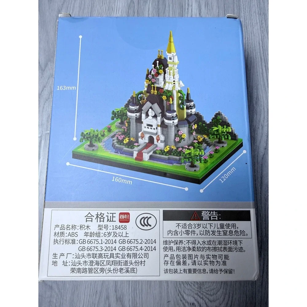 LOZ Ideas Dwarf House 1226 & Balody Castle 18458 Building Block Set Bundle